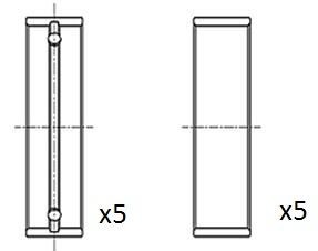 FAI AutoParts Veivaksellager BM1041-STD Rammelager FAI AutoParts 10 BM1041-STD billige