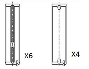 FAI AutoParts Κουζινέτα στροφαλοφόρου άξονα BM1044-STD Κουζινέτα στροφαλοφόρου άξονα FAI AutoParts Volkswagen CC BM1044-STD