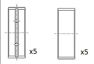 FAI AutoParts Krumtapakselleje BM1058-STD FAI AutoParts BM1058-STD Krumtapakselleje