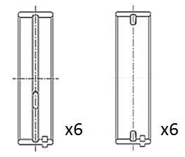 FAI AutoParts Coussinet de vilebrequin BM1060-025 BM1060-025 Coussinets de palier VOLVO S70 FAI AutoParts