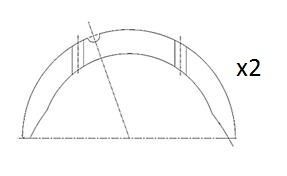 FAI AutoParts Distansskiva, vevaxel BT3008-STD FAI AutoParts BT3008-STD Brickor till vevaxel Mercedes X156