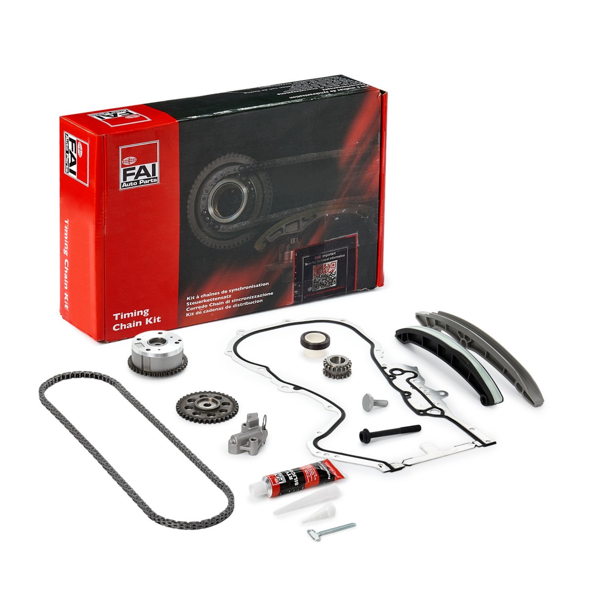 FAI AutoParts Sadales vārpstas piedziņas ķēdes komplekts TCK87LVVT FAI AutoParts TCK87LVVT Sadales vārpstas piedziņas ķēdes komplekts VW Passat B6 Variant cena