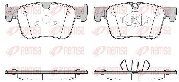 KAWE Bromsbelägg 1560 10 1560 10 KAWE Bromsbelägg sport Opel