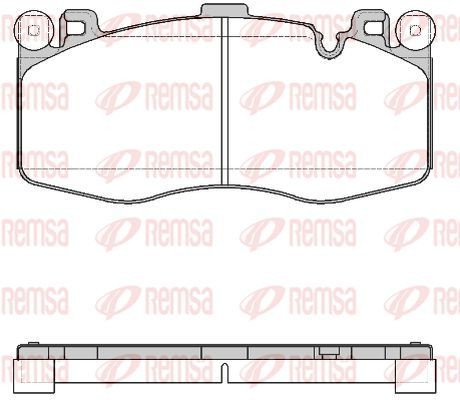 KAWE Τακάκια φρένων 1733 00 Σετ τακάκια KAWE BMW X5 1733 00