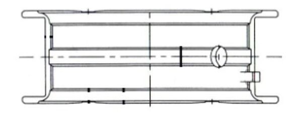 MAHLE Lożisko kľukového hriadeľa 011 FL 21059 050 Lozisko klukoveho hriadela MAHLE INSIGNIA 011 FL 21059 050 lacné