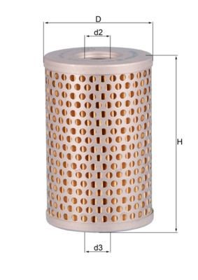 MAHLE Hydraulische filter, besturing HX 34 Opel ZAFIRA Hydraulische filter besturing MAHLE HX 34
