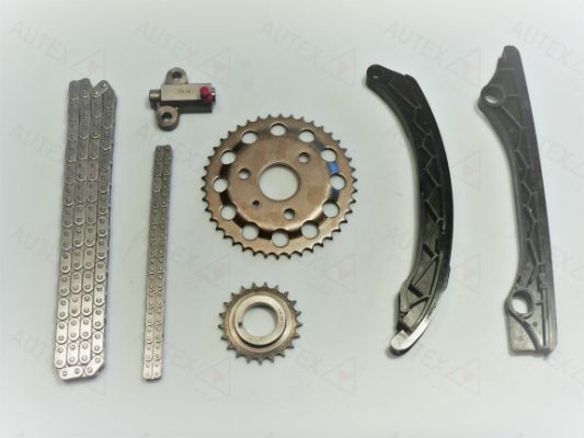 AUTEX Mootori keti komplekt 711573 Juhtkett TOYOTA AUTEX 711573