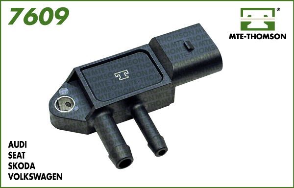 MTE-THOMSON Capteur, pression des gaz échappement 7609 MTE-THOMSON Capteur fap PEUGEOT 7609