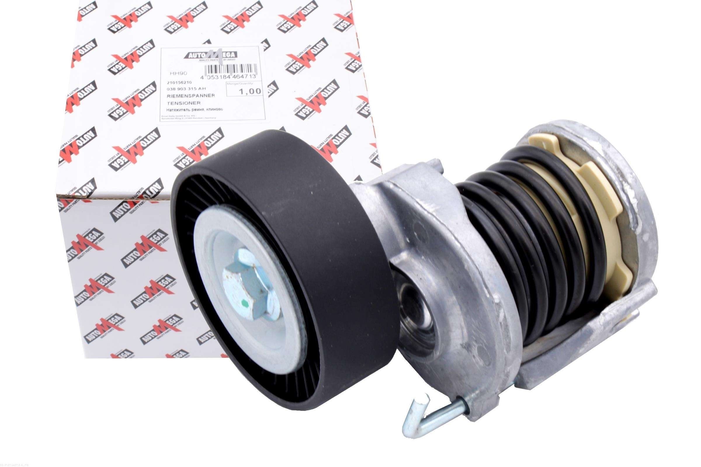 AUTOMEGA Galet tendeur de courroie d'accessoire 210156210 AUTOMEGA 210156210 Tendeur de courroie d'alternateur VW Polo 9A4 prix