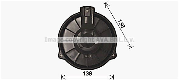 PRASCO Elektrimootor, salongiventilaator HD8318 Honda TF Salongipuhur HD8318 PRASCO