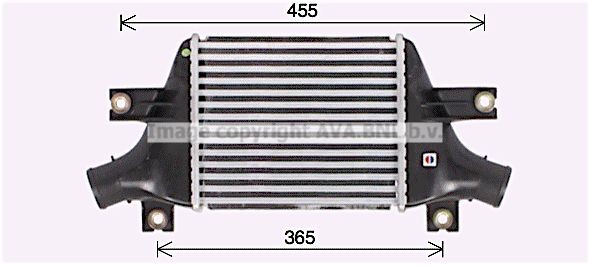 PRASCO Intercooler MT4273 PRASCO MT4273 Radiatore intercooler Rover MONTEGO originali