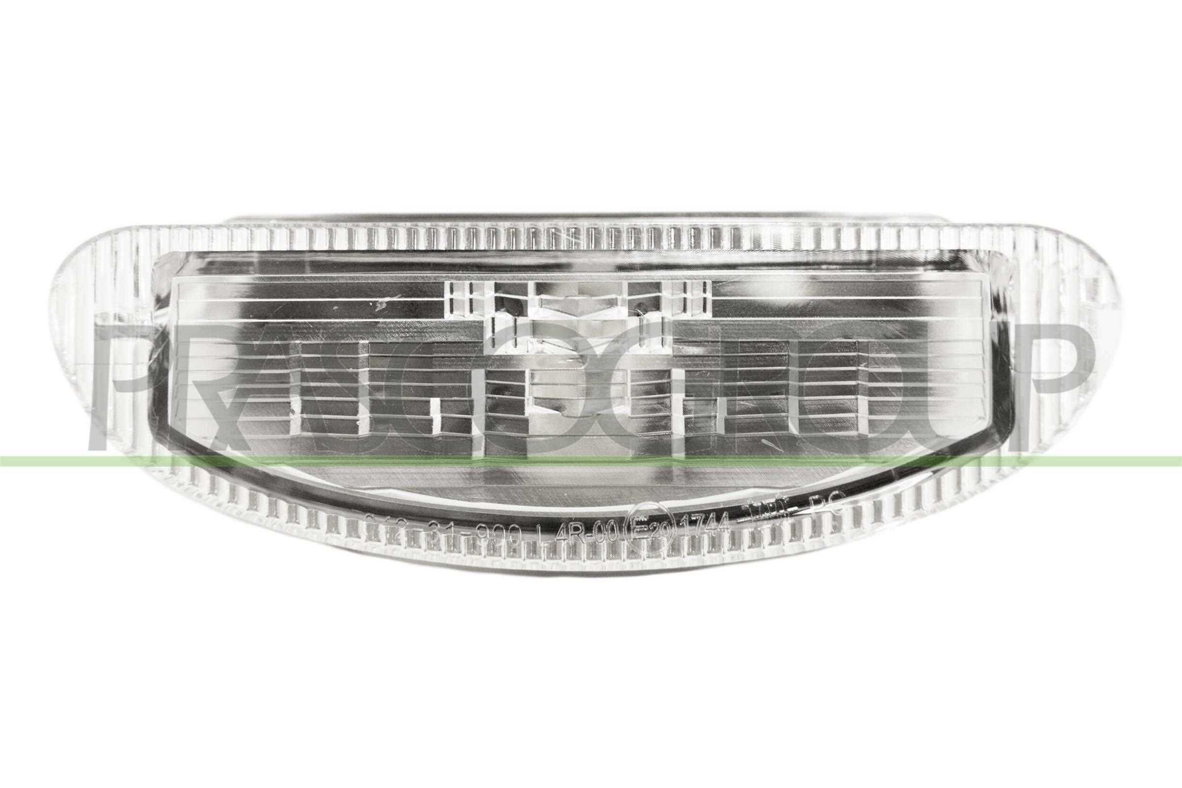 PRASCO Luz de chapa de matrícula RN3204360 RN3204360 Lâmpada de placa DACIA DUSTER PRASCO