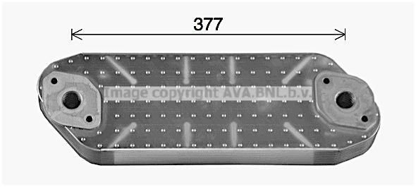 PRASCO Radiador de óleo, óleo do motor VL3120 VL3120 Radiador de óleo PRASCO VOLVO V50