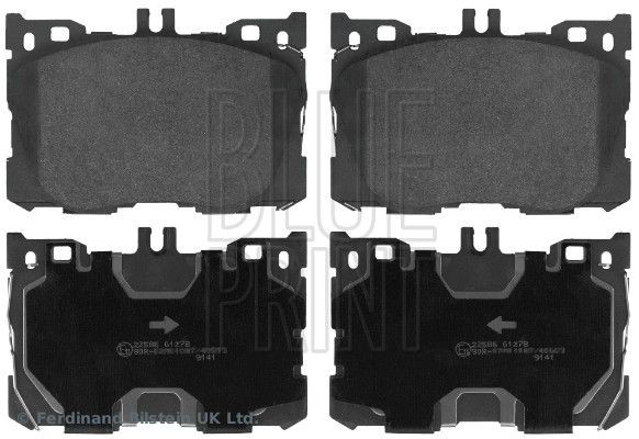 BLUE PRINT Bremseklodser ADU174241 Bremseklodssæt BLUE PRINT Mercedes-Benz V-klasse ADU174241