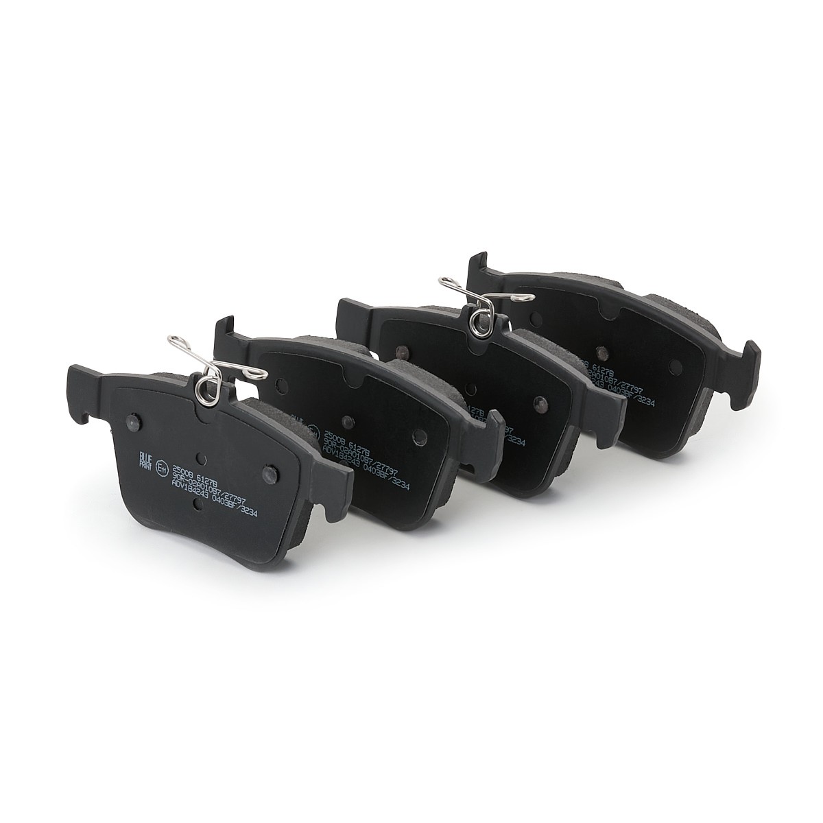 BLUE PRINT Bremseklosser ADV184243 BLUE PRINT ADV184243 Bremsekloss-sett VW Tiguan 2 AD1 pris