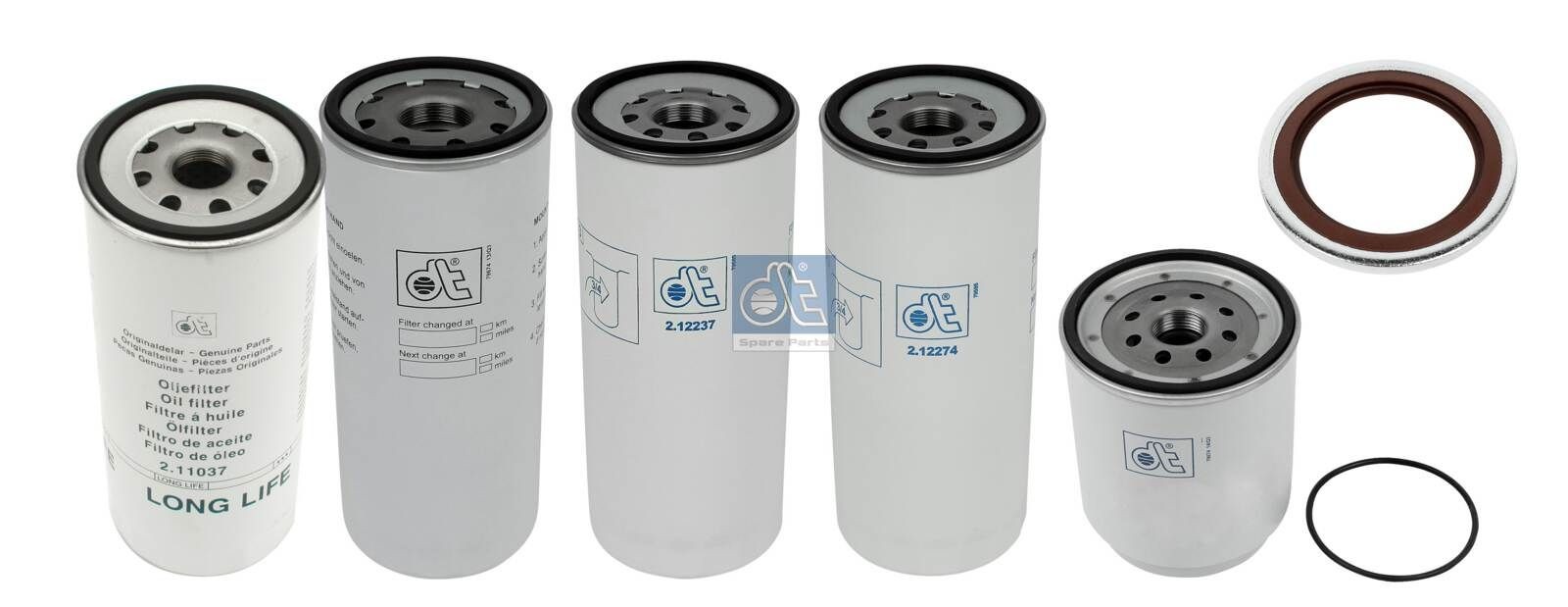 DT Spare Parts Filterset 2.91819 2.91819 DT Spare Parts Filter-Satz Tabelle