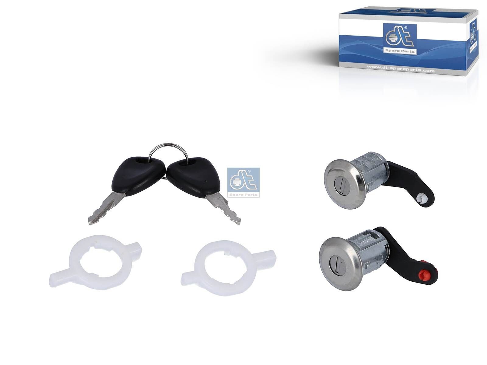DT Spare Parts Jeu de cylindres de serrures 6.96211 6.96211 Cylindre de serrure SKODA ROOMSTER DT Spare Parts