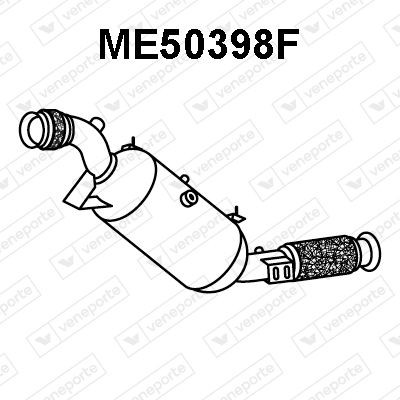 VENEPORTE Filter pevných častíc ME50398F Filter pevných častíc VENEPORTE Mercedes-Benz Trieda A ME50398F