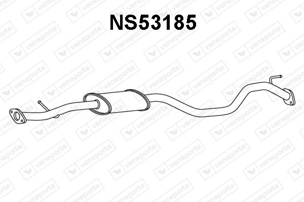 VENEPORTE Predný tlmič výfuku NS53185 VENEPORTE Predný tlmič výfuku HONDA NS53185
