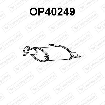 VENEPORTE Πίσω σιλανσιέ OP40249 OP40249 VENEPORTE Τελικό καζανάκι Saab φθηνά