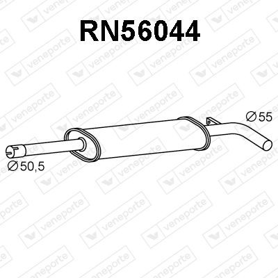 VENEPORTE Voordemper RN56044 RN56044 VENEPORTE Voorpijp Skoda goedkoop