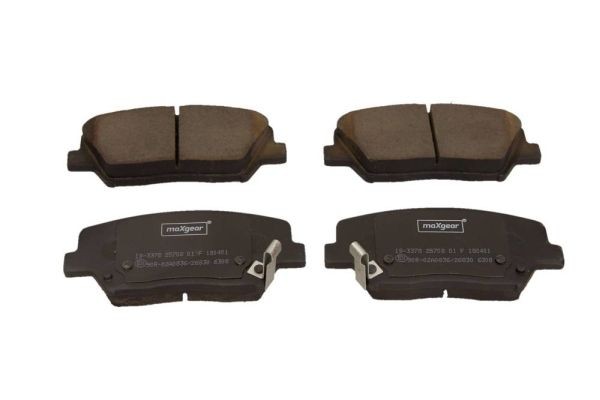 MAXGEAR Piduriklotsid 19-3378 MAXGEAR 19-3378 Piduriklotsid KIA K9 (RJ) 3.8 GDi 315 hj 2020