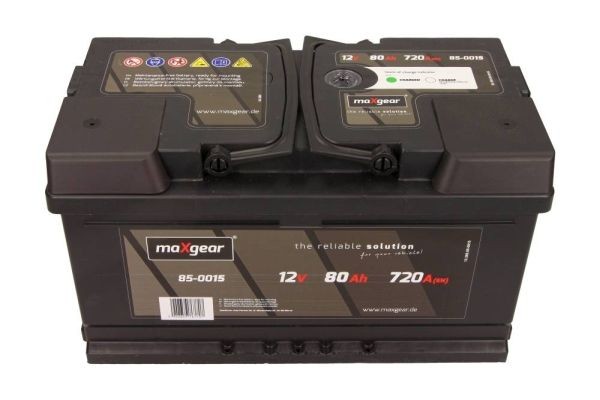 MAXGEAR Μπαταρία εκκίνησης 85-0015 Μπαταρία MAXGEAR OPEL 85-0015
