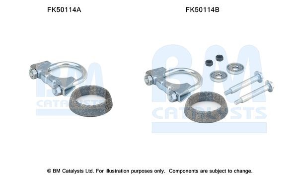 BM CATALYSTS Monteringssats, avgasrör FK50114 FK50114 BM CATALYSTS monteringssats avgassystem CITROЁN ZX