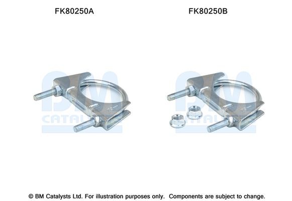 BM CATALYSTS Montaažikomplekt, Katalüsaator FK80250 Montaaæikomplekt katalüsaator BM CATALYSTS PAJERO FK80250 odav