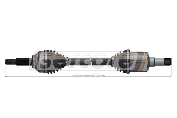 SERCORE Άξονας μετάδοσης κίνησης 221667 Ημιαξόνιο SERCORE Porsche 911 221667