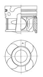 Stempel KOLBENSCHMIDT 41710620 KOLBENSCHMIDT 41710620: Motor stempel Toyota AVENSIS 2011