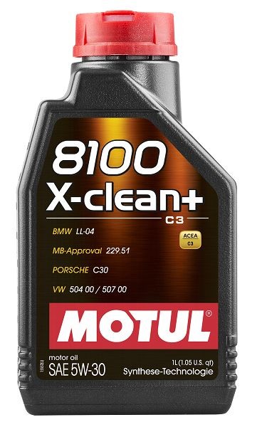 MOTUL Olej silnikowy 109222 MOTUL 8100, X-CLEAN+ 109222 Silnik X6 (G06, F96)
