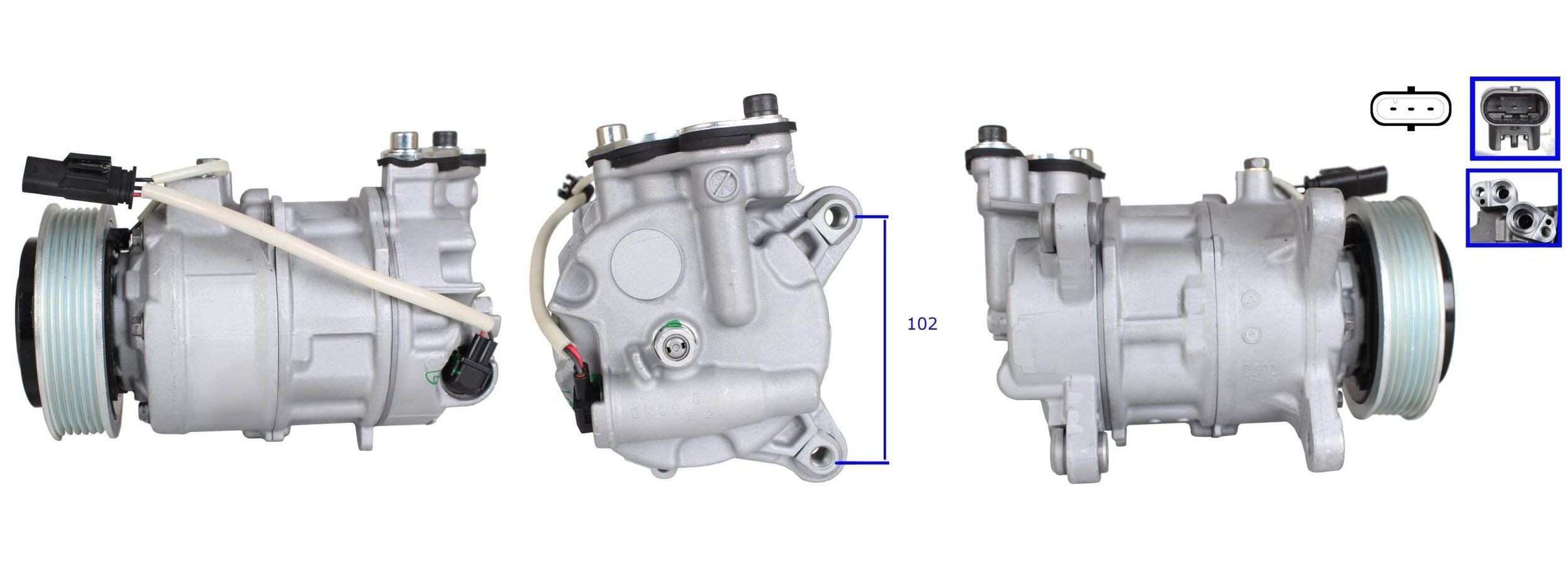 DRI Compressor, ar condicionado 700511052 Compressor do ac DRI BMW 700511052
