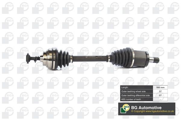 BGA Aandrijfas DS0903L BGA Aandrijfstang Volkswagen DS0903L