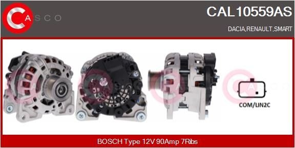 CASCO Dynamo CAL10559AS Dynamo CASCO Renault 11 CAL10559AS