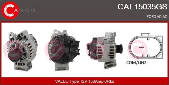 CASCO Alternador CAL15035GS Motor de arranque alternador CASCO C30 CAL15035GS baratos