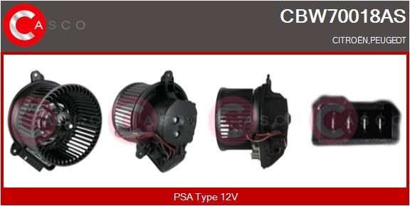 CASCO Ventilatore abitacolo CBW70018AS CASCO CBW70018AS costo Ventola abitacolo CITROËN XM I Station Wagon (Y3) originale