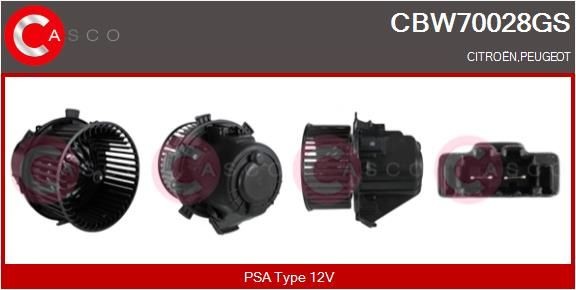 Interieurventilatie CASCO CBW70028GS CASCO CBW70028GS: Aanjager Citroen C5 2014
