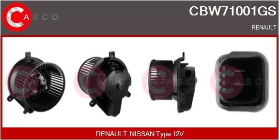 CASCO Interieurventilatie CBW71001GS CASCO CBW71001GS Interieurventilator Renault Trafic JL prijs