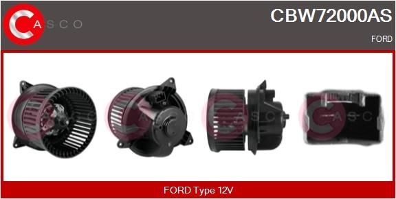 CASCO Kabineblæser CBW72000AS CASCO CBW72000AS Ford Focus DAW Blæsermotor originale pris