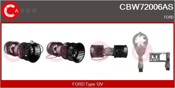 CASCO Ventilatore abitacolo CBW72006AS CASCO CBW72006AS Ventola abitacolo Escort Mk6 Hatchback (GAL, AAL, ABL) originale prezzo
