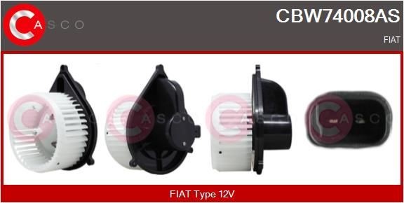 CASCO Vnútorný ventilátor CBW74008AS Ventilátor kúrenia CASCO Chrysler VOYAGER CBW74008AS