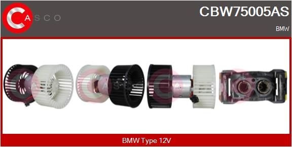 CASCO Innenraumgebläse CBW75005AS Innenraumgebläse CASCO CBW75005AS BMW E46 Coupe Autoheizung Kosten