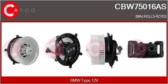 CASCO Interieurventilatie CBW75016AS CASCO CBW75016AS originele Kachelventilator Phantom RR1 kosten