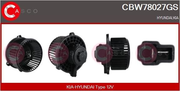 CASCO Innenraumgebläse CBW78027GS CBW78027GS Gebläsemotor HYUNDAI TUCSON CASCO kaufen