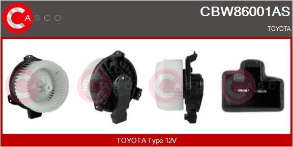 CASCO Ventilatore abitacolo CBW86001AS CBW86001AS Ventola abitacolo NISSAN MICRA CASCO costo