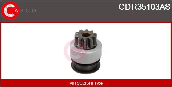 CASCO Pinion, starter CDR35103AS Land Rover RANGE ROVER EVOQUE CASCO freewheel gear, starter CDR35103AS
