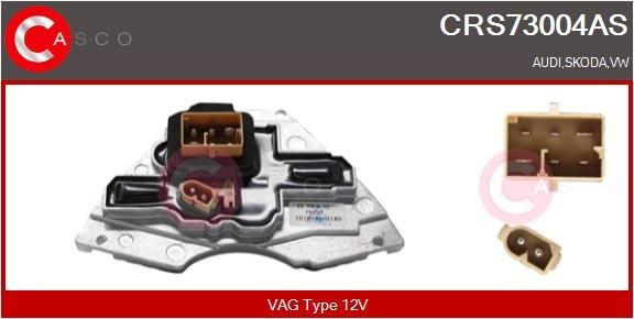 CASCO Kachelweerstand CRS73004AS CRS73004AS Kachelweerstand CASCO AUDI A8