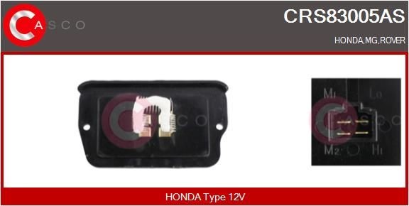 CASCO Resistência, ventilador do habitáculo CRS83005AS CRS83005AS Resistência do ar condicionado CHRYSLER SEBRING CASCO