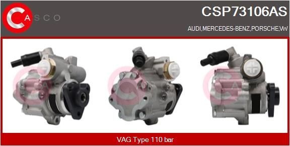 Stuurbekrachtigingspomp CASCO CSP73106AS CASCO CSP73106AS Elektrische stuurpomp PORSCHE CAYENNE 2009